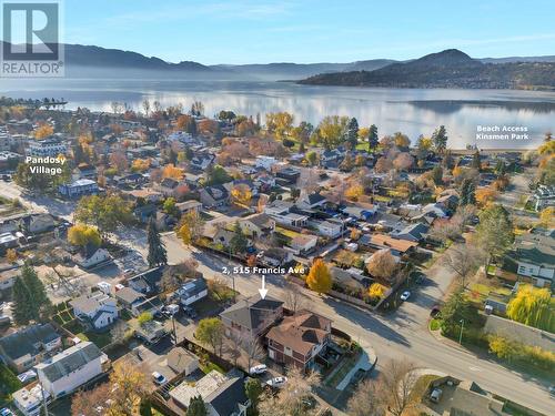 515 Francis Avenue Unit# 2, Kelowna, BC - Outdoor With Body Of Water With View