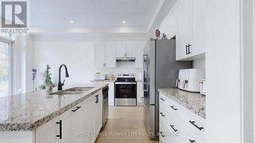 156 Petch Avenue, Caledon, ON - Indoor Photo Showing Kitchen With Double Sink With Upgraded Kitchen