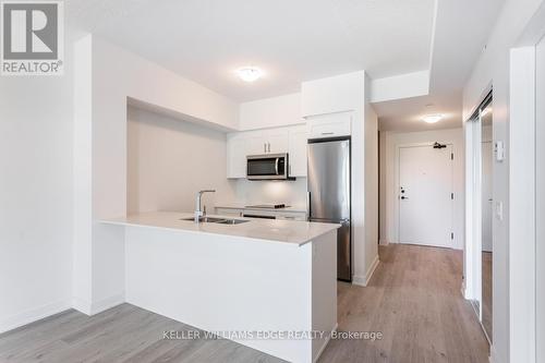 217 - 600 North Service Road, Hamilton, ON - Indoor Photo Showing Kitchen With Double Sink