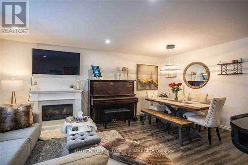 707 Annland Street, Pickering, ON - Indoor Photo Showing Living Room With Fireplace