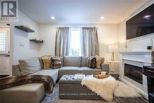 707 Annland Street, Pickering, ON - Indoor Photo Showing Living Room With Fireplace