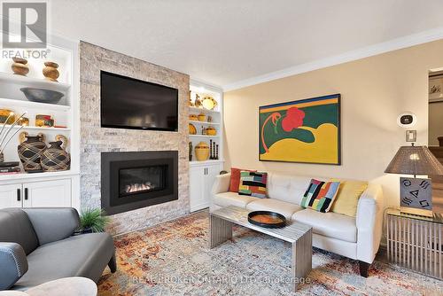 79 Natal Avenue, Toronto, ON - Indoor Photo Showing Living Room With Fireplace