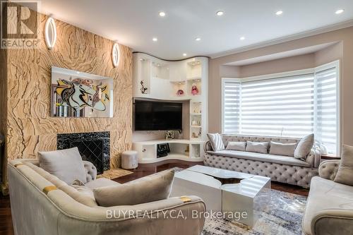 2530 King Road, King, ON - Indoor Photo Showing Living Room With Fireplace