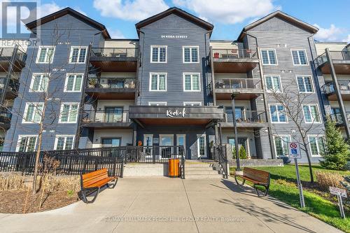 112 - 54 Koda Street, Barrie, ON - Outdoor With Balcony With Facade