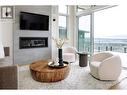 1050 Emslie Street, Kelowna, BC  - Indoor Photo Showing Living Room With Fireplace 