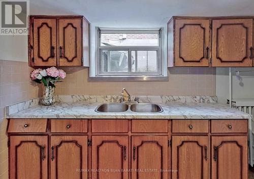 37 Regina Avenue, Toronto, ON - Indoor Photo Showing Kitchen With Double Sink