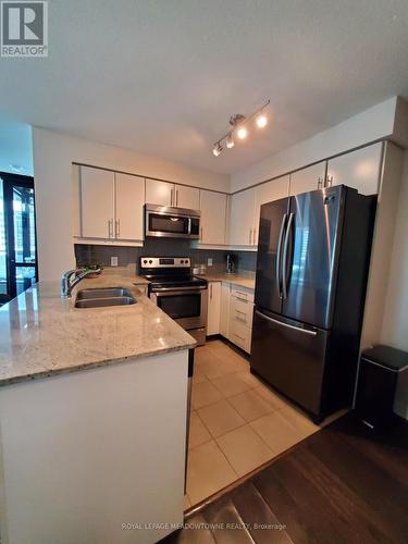 1203 - 33 Bay Street, Toronto, ON - Indoor Photo Showing Kitchen With Double Sink