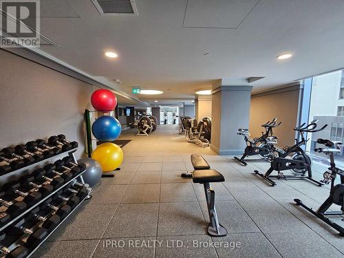 712 - 188 Cumberland Street, Toronto, ON - Indoor Photo Showing Gym Room