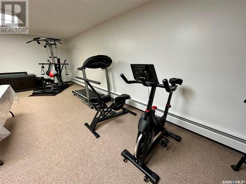 #10 1391 98Th Street W, North Battleford, SK - Indoor Photo Showing Gym Room