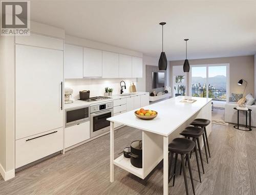 2Fl 630 E Broadway Street, Vancouver, BC - Indoor Photo Showing Kitchen With Upgraded Kitchen