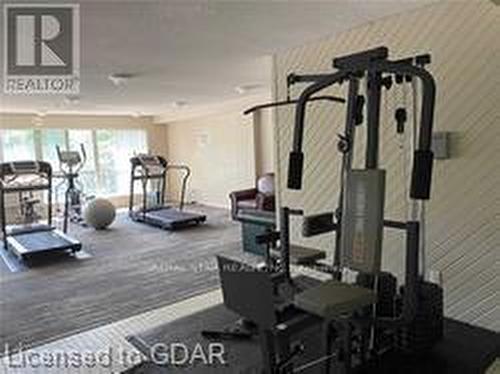 901 - 358 Waterloo Avenue, Guelph, ON - Indoor Photo Showing Gym Room