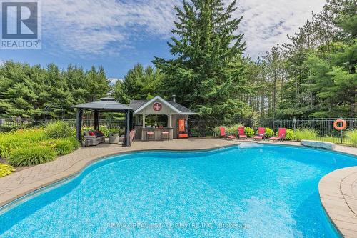 3 Springview Court, East Garafraxa, ON - Outdoor With In Ground Pool With Backyard