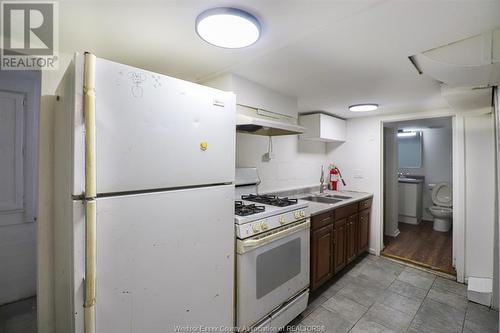 1129 Drouillard, Windsor, ON - Indoor Photo Showing Kitchen With Double Sink