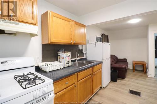 1129 Drouillard, Windsor, ON - Indoor Photo Showing Kitchen With Double Sink