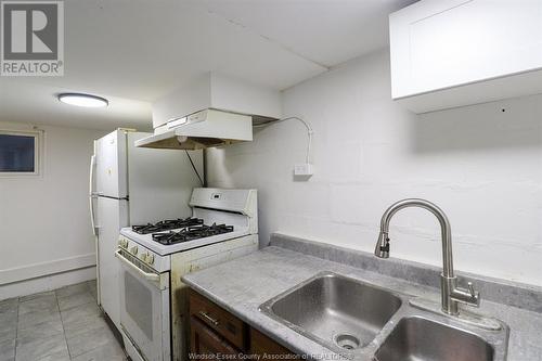 1129 Drouillard, Windsor, ON - Indoor Photo Showing Kitchen With Double Sink