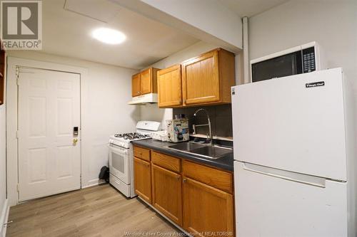 1129 Drouillard, Windsor, ON - Indoor Photo Showing Kitchen With Double Sink