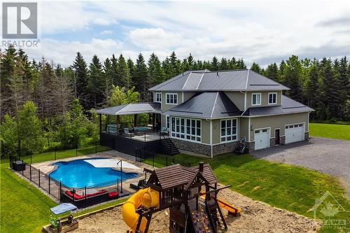 10385 Shaw Road, Mountain, ON - Outdoor With In Ground Pool With Deck Patio Veranda