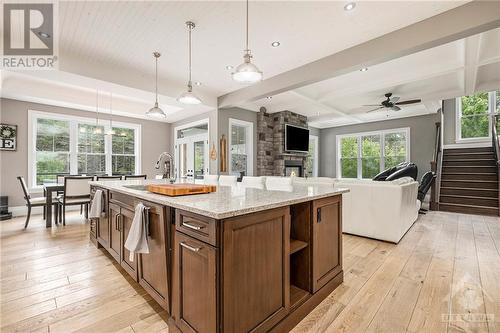 10385 Shaw Road, Mountain, ON - Indoor Photo Showing Kitchen With Double Sink