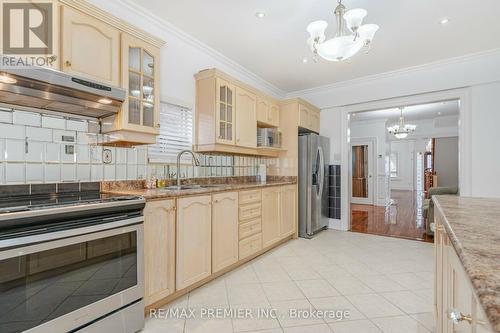 213 Symington Avenue, Toronto, ON - Indoor Photo Showing Kitchen With Double Sink