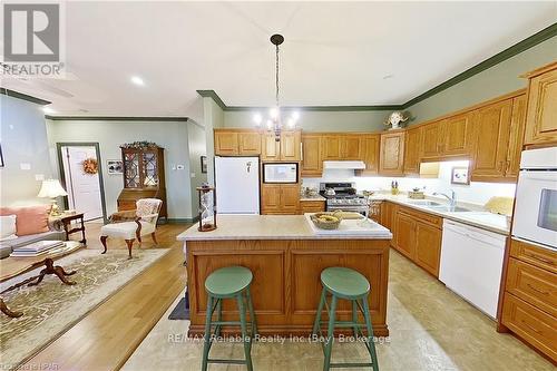 24 Bayfield Mews Lane, Bluewater (Bayfield), ON - Indoor Photo Showing Kitchen With Double Sink