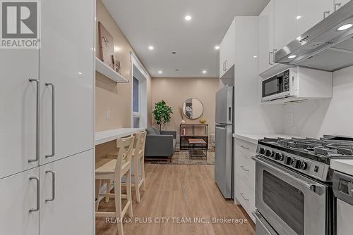 4 - 216 Seaton Street, Toronto, ON - Indoor Photo Showing Kitchen With Stainless Steel Kitchen With Upgraded Kitchen