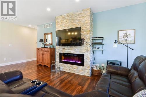 37 Kellys Road, Rideau Lakes, ON - Indoor Photo Showing Living Room With Fireplace