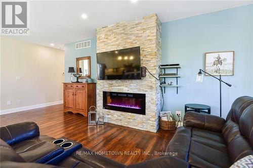 37 Kellys Road, Rideau Lakes, ON - Indoor Photo Showing Living Room With Fireplace