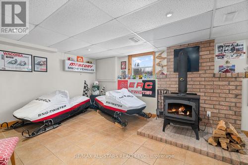 930 Killarney Bay Road, Kawartha Lakes (Cameron), ON - Indoor With Fireplace