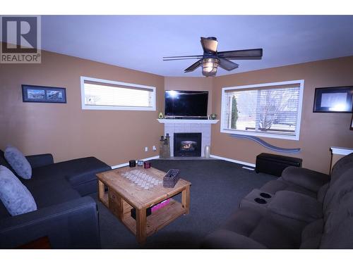 2160 Brycen Place, Grand Forks, BC - Indoor Photo Showing Living Room With Fireplace