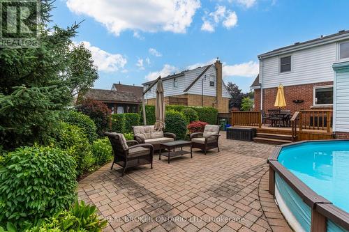 21 Gailmont Drive, Hamilton, ON - Outdoor With Above Ground Pool