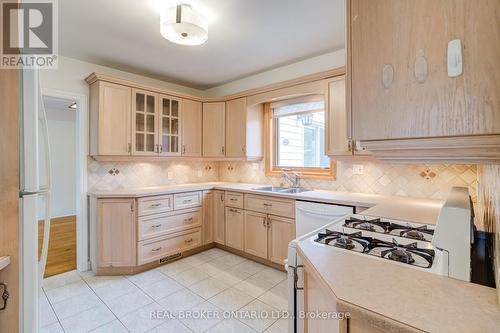 21 Gailmont Drive, Hamilton, ON - Indoor Photo Showing Kitchen With Double Sink