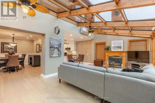 1351 Hazelton Boulevard, Burlington, ON - Indoor With Fireplace