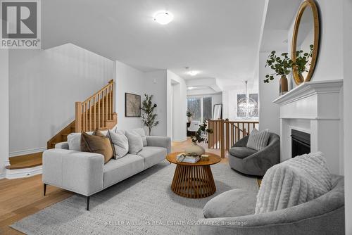 4060 Kadic Terrace, Mississauga, ON - Indoor Photo Showing Living Room With Fireplace