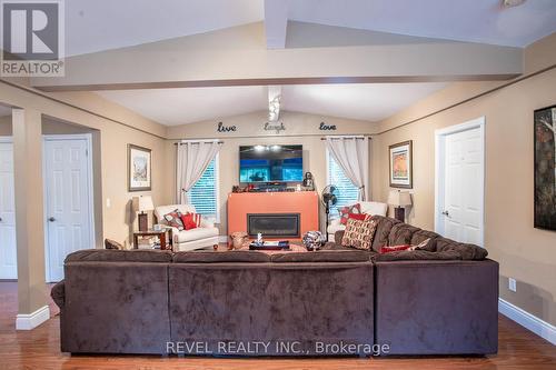 403 Apache Street, Huron-Kinloss, ON - Indoor Photo Showing Living Room With Fireplace