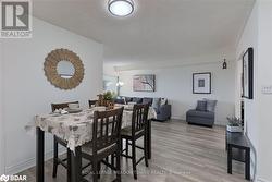 Dining area featuring light hardwood / wood-style flooring - 