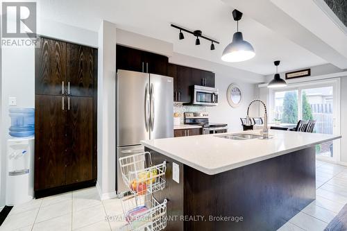 69 English Lane, Brantford, ON - Indoor Photo Showing Kitchen With Stainless Steel Kitchen With Double Sink With Upgraded Kitchen