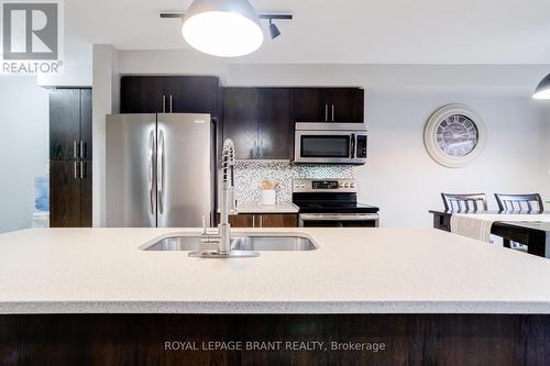 69 English Lane, Brantford, ON - Indoor Photo Showing Kitchen With Stainless Steel Kitchen With Double Sink