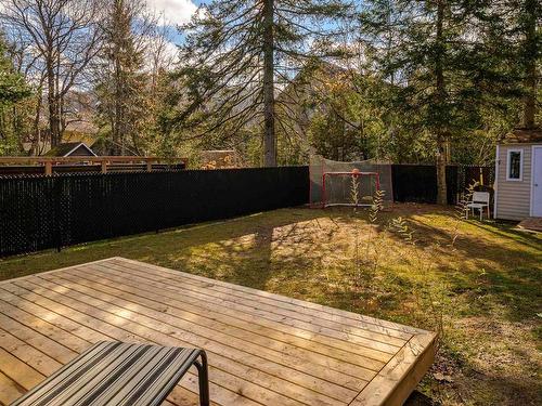 Backyard - 42 Av. Carmen, Saint-Sauveur, QC - Outdoor With Deck Patio Veranda