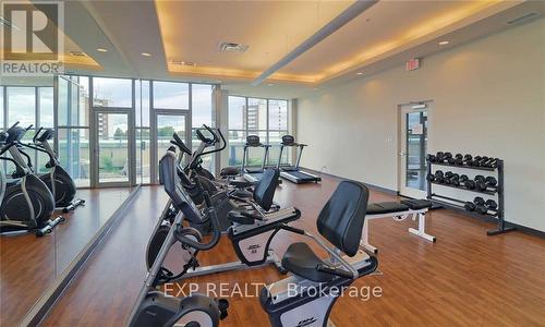 714 - 9 George Street N, Brampton, ON - Indoor Photo Showing Gym Room