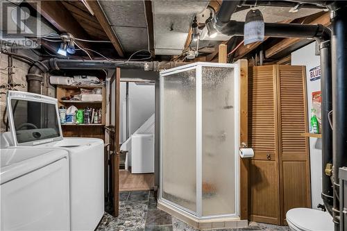 3 pc bathroom/ laundry - 26 Timothy Avenue, Cornwall, ON - Indoor Photo Showing Laundry Room