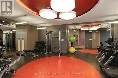 1802 - 20 Thomas Riley Road, Toronto, ON - Indoor Photo Showing Gym Room