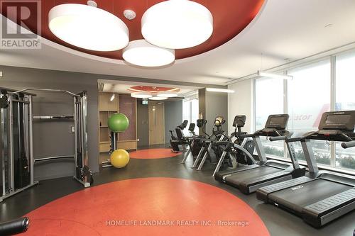 1802 - 20 Thomas Riley Road, Toronto, ON - Indoor Photo Showing Gym Room