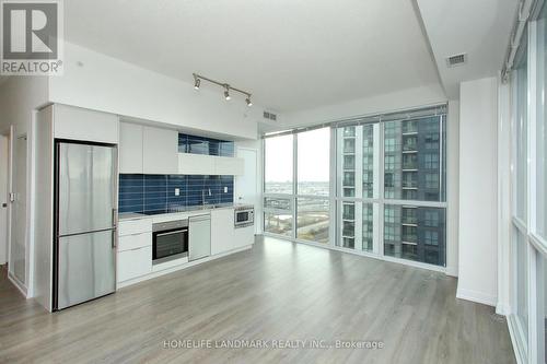 1802 - 20 Thomas Riley Road, Toronto, ON - Indoor Photo Showing Kitchen With Stainless Steel Kitchen