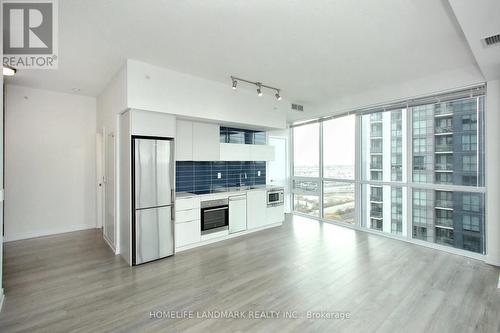 1802 - 20 Thomas Riley Road, Toronto, ON - Indoor Photo Showing Kitchen With Stainless Steel Kitchen