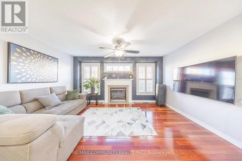 11 Searell Avenue, Ajax, ON - Indoor Photo Showing Living Room With Fireplace