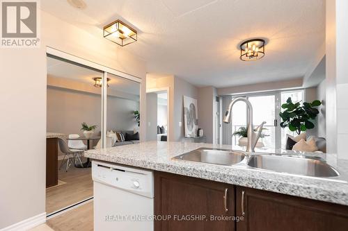 1001 - 5 Michael Power Place, Toronto, ON - Indoor Photo Showing Kitchen With Double Sink