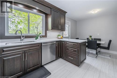 171 Kinzie Avenue Unit# Upper Unit, Kitchener, ON - Indoor Photo Showing Kitchen With Double Sink