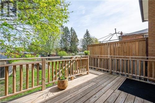 171 Kinzie Avenue Unit# Upper Unit, Kitchener, ON - Outdoor With Deck Patio Veranda With Exterior