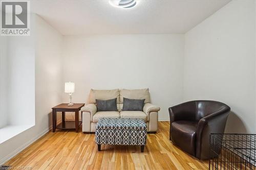 Sitting room with light hardwood / wood-style flooring - 5021 Bunton Crescent, Burlington, ON - Indoor