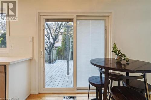 Entryway featuring light hardwood / wood-style flooring and a healthy amount of sunlight - 5021 Bunton Crescent, Burlington, ON - Indoor Photo Showing Dining Room